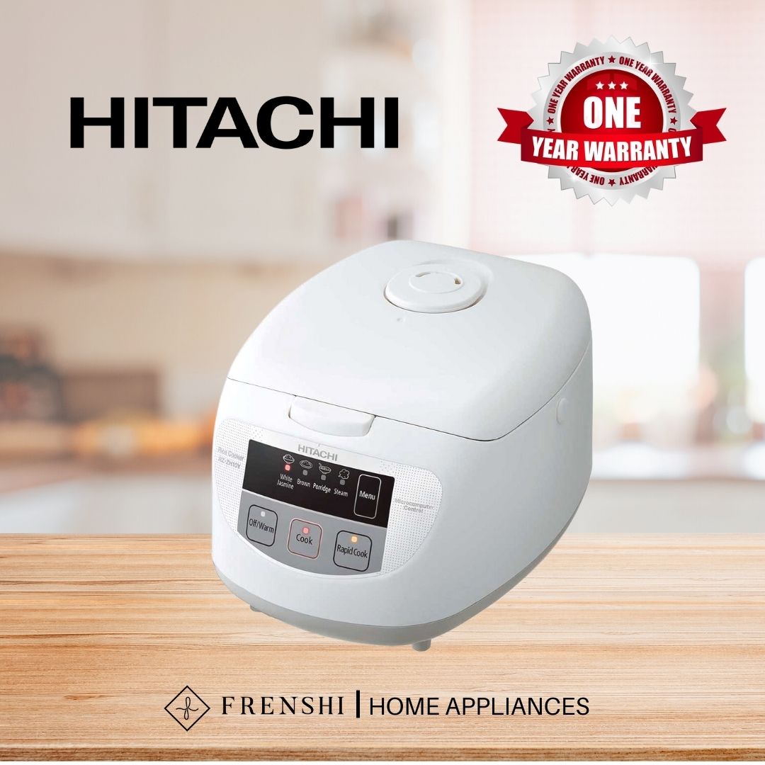 Hitachi Rice Cooker 5.5 Go Pressure & Steam IH Plump Gozen RZ-W100EM K Jet  Black Body Made in Japan Large Thermal Power Boiling Iron Pot Steam Cut