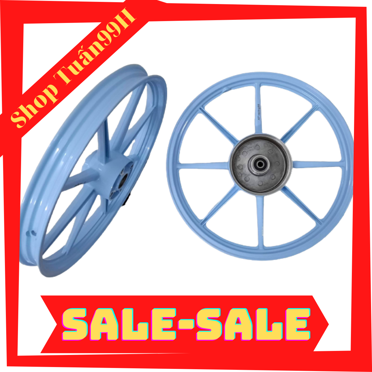 Mâm 8 cây gắn Sirius, Jupiter, Exciter đĩa trước bản 1.4 và 1.6