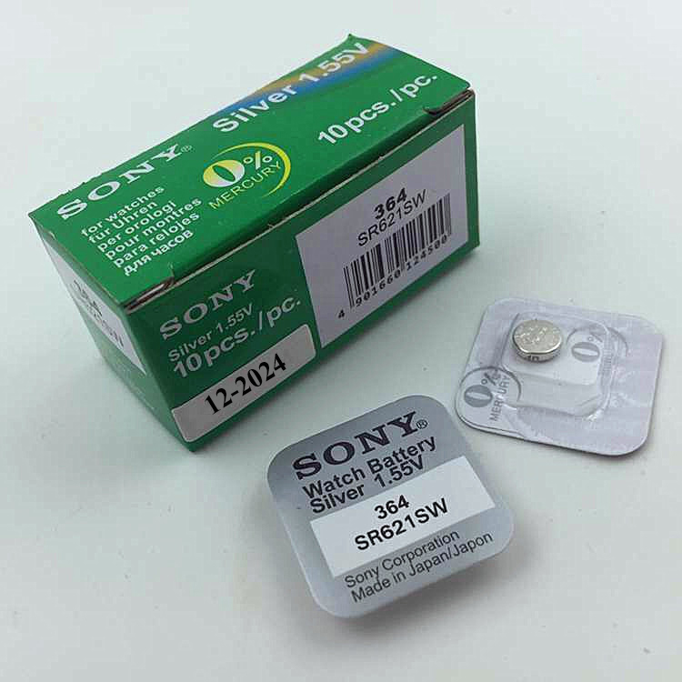 Pin sony murata sr621sw dành cho đồng hồ kim 3 kim