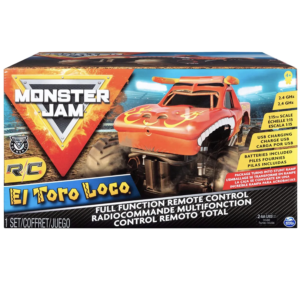 monster jam el toro loco remote control car