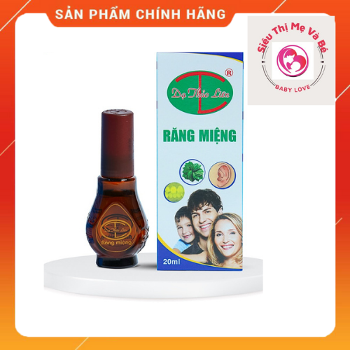 Tinh Dầu Răng Miệng - Dạ Thảo Liên chai 20ML Hỗ Trợ Trị Hôi Miệng Sâu Răng Viêm Lợi