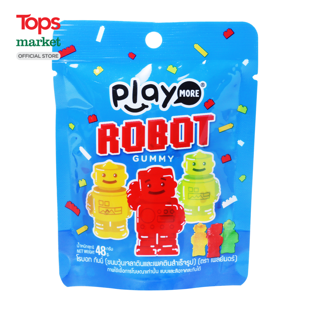 Kẹo Dẻo Playmore Robot 48G