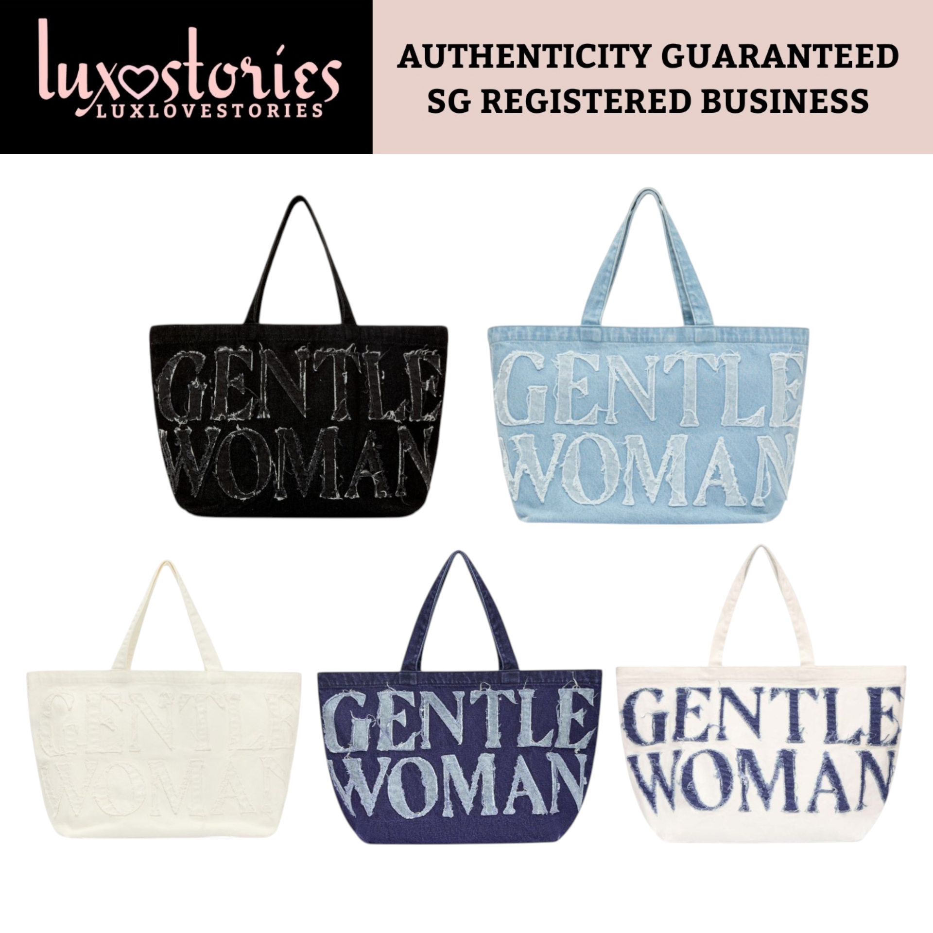 Gentlewoman Canvas Shoulder Tote Bag - Eco-Friendly Fashionable
