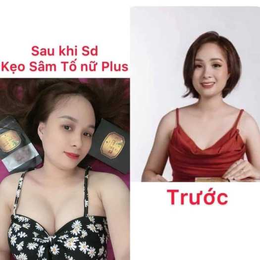 Kẹo mầm sâm tố nữ plus X2 thảo mộc 37 nở ngực siêu tốc HNBEATY