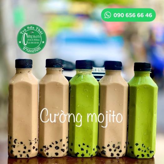 set trà sữa THÁI XANH CHUẨN TIỆM thành phẩm hơn 1 LÍT