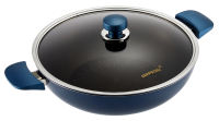HAPPYCALL CLASSIC TITANIUM IH 32CM CHEF WOK + LID / 3900-0413