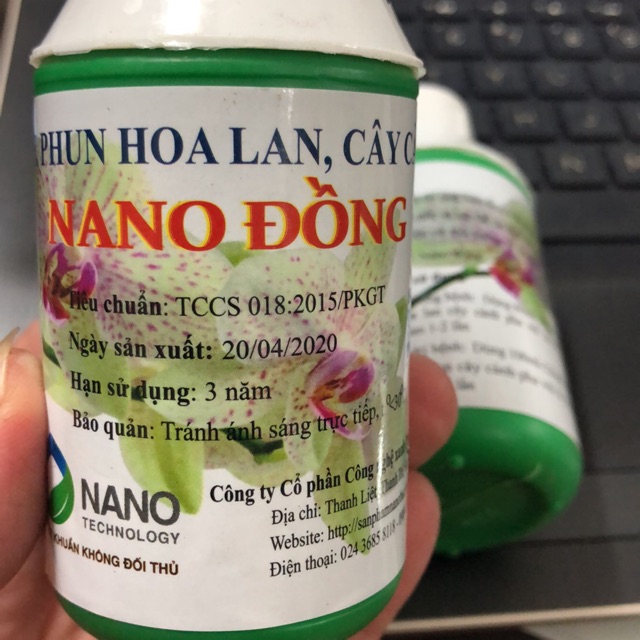 Xịt phun hoa Lan, cây cảnh tri nấm mốc, vi khuẩn, thối, rụng lá cho Phong Lan và cây cảnh Nano Đồng