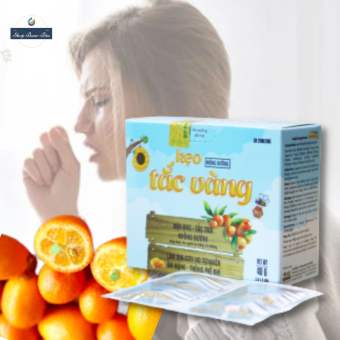 Kẹo ngậm ho Tắc Vàng hộp 20 viên