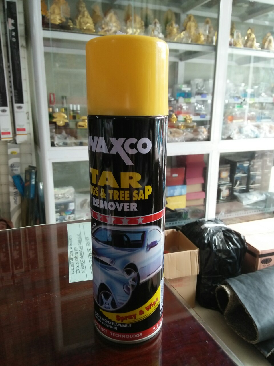 Dung dịch tẩy băng keo, nhựa đường Waxco