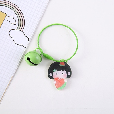 Móc khóa cute nhiều hình kèm chuông MK002
