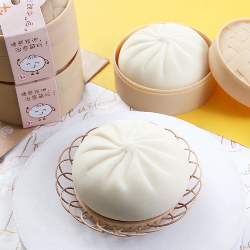 Bánh bao giảm stress mềm dẻo đồ chơi giải trí - Đồ chơi stress squishy mochi bé trai bé gái vui nhộn