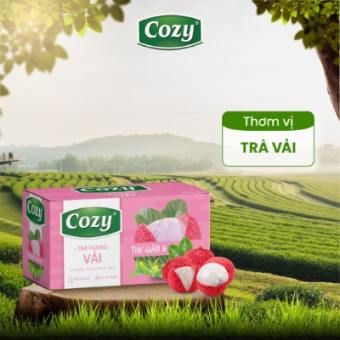 Trà Vải Túi Lọc - Hộp 50G - Cozy