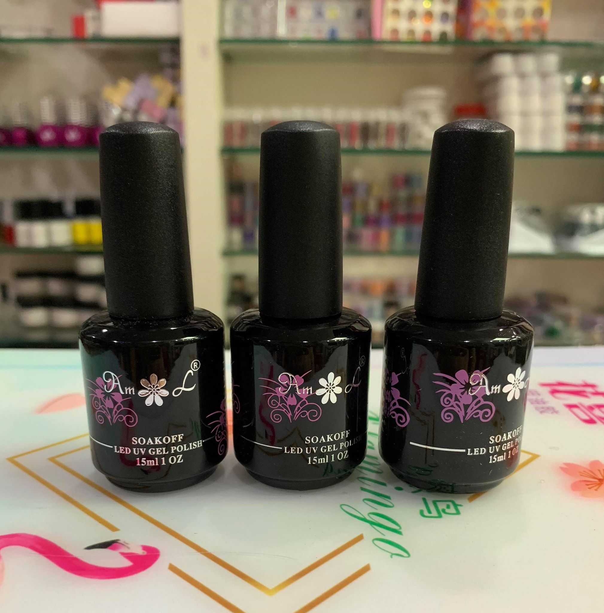 Gelish aml (base - cứng móng - top - dầy móng)
