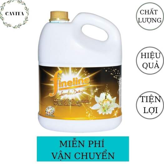Nước Giặt Xả Fineline 3000ml Thái Lan CAVITA giúp giặt sạch các vết bẩn cứng đầu, làm mềm sợi vải