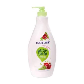 SỮA DƯỠNG THỂ TRẮNG DA HAZELINE MATCHA LỰU ĐỎ 370ML