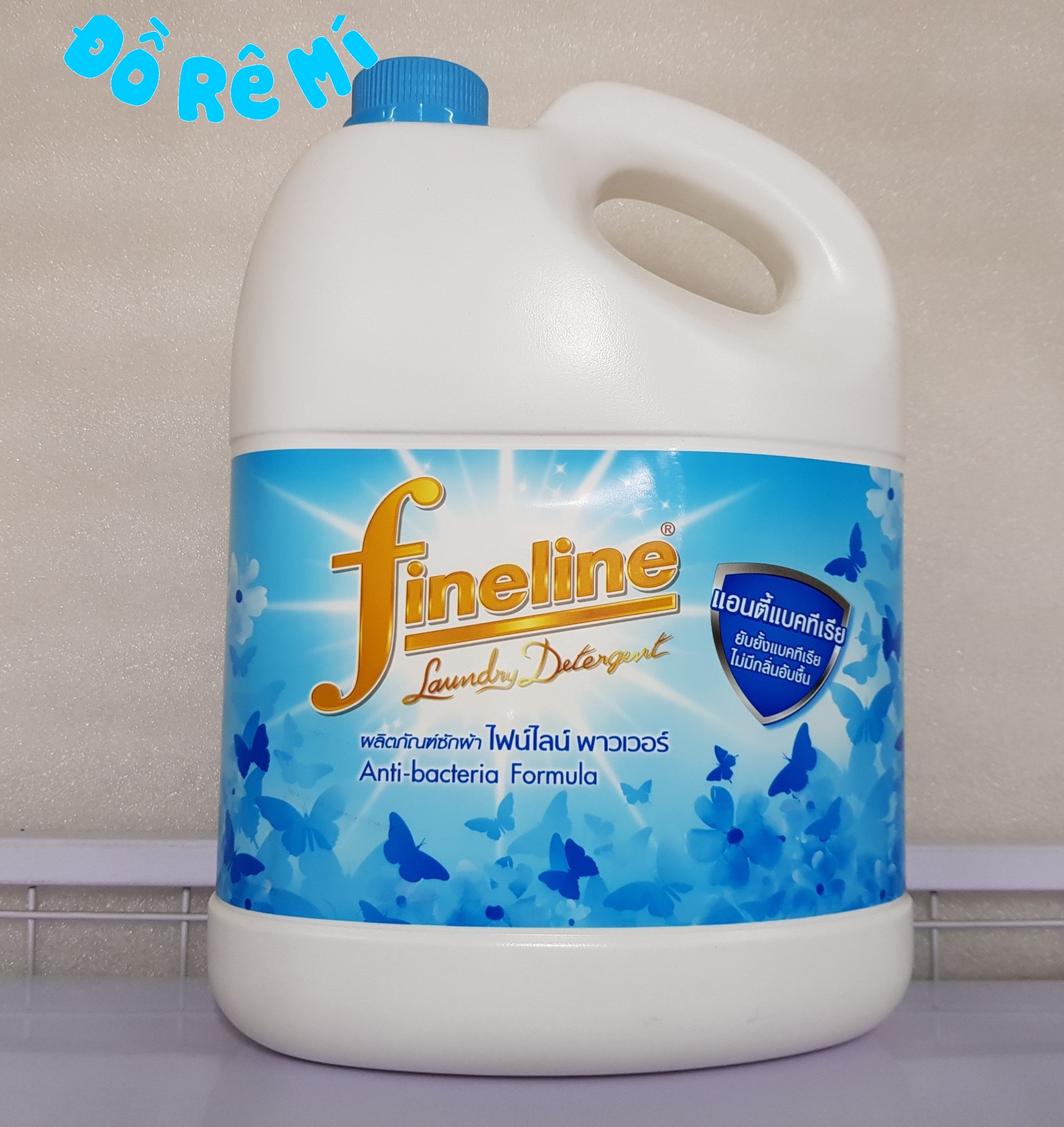Combo 2 can nước giặt Fineline 3000ml màu xanh
