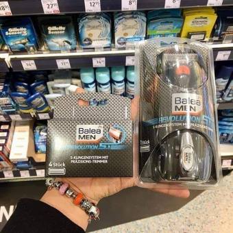 SET DAO CẠO RÂU BALEA MEN REVOLUTION KÈM 5 LƯỠI CẠO