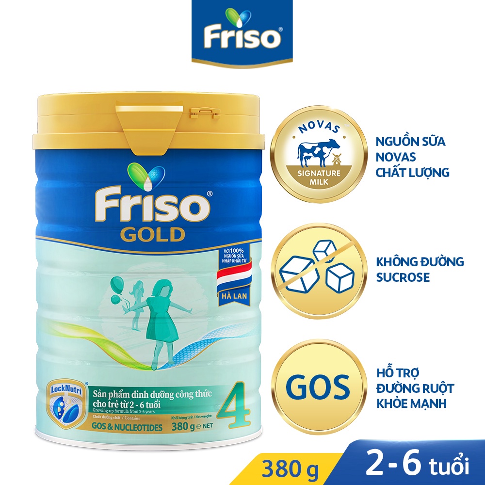 Sữa bột friso gold 4 hộp 850g