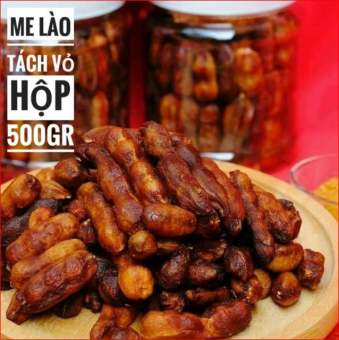 Me Lào Muối tôm Một Nắng Dẻo Chua Ngọt  Hũ 500Gr chua 20% ngọt 80% ăn vặt giảm cân ty ty shop