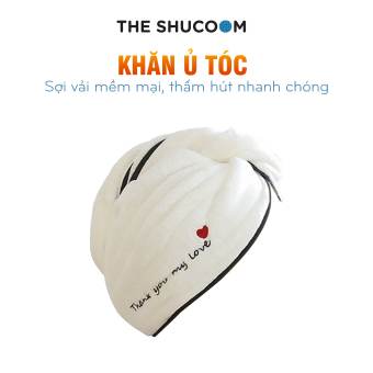 Khăn cuốn ủ tóc, khăn trùm đầu lau khô siêu tốc, bảo vệ và chăm sóc tóc