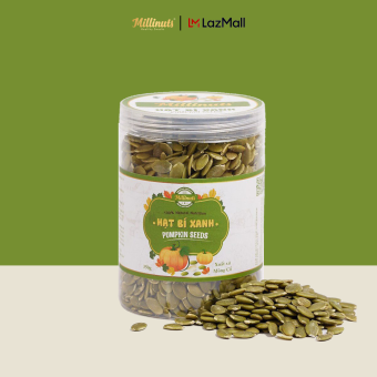 Hạt Bí Xanh Millinuts Tách Vỏ Sấy Chín Dinh Dưỡng Thơm Ngon 220 - 420g