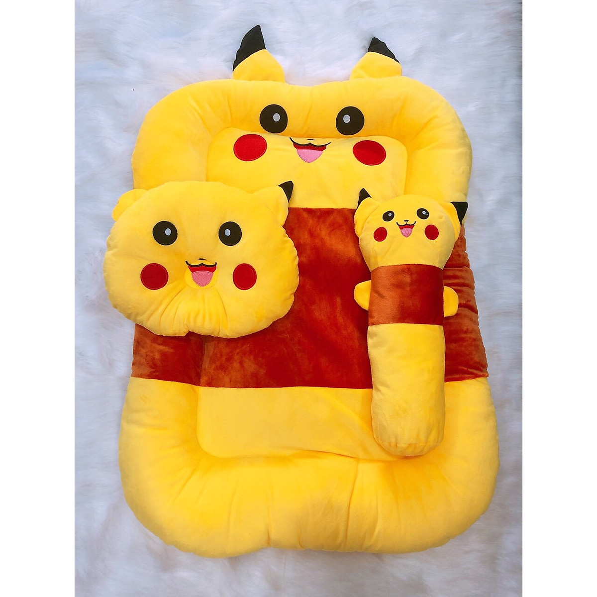 Bộ nệm cho bé sơ sinh hình thú cho bé