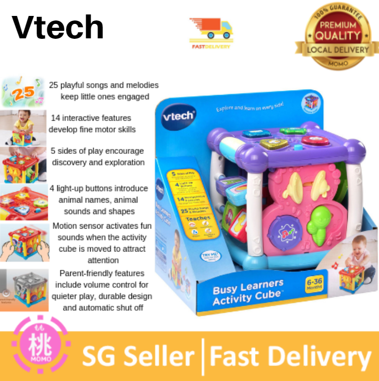 Vtech Learners Activity Cube Sides Of Interactive Play For