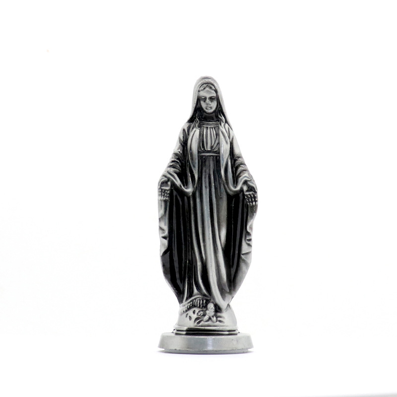 Tượng đức mẹ đồng trinh công giáo mary pendent đức mẹ guadalupe tượng nhỏ đồ trang trí nhà nguyện để bàn quà tặng thủ công
