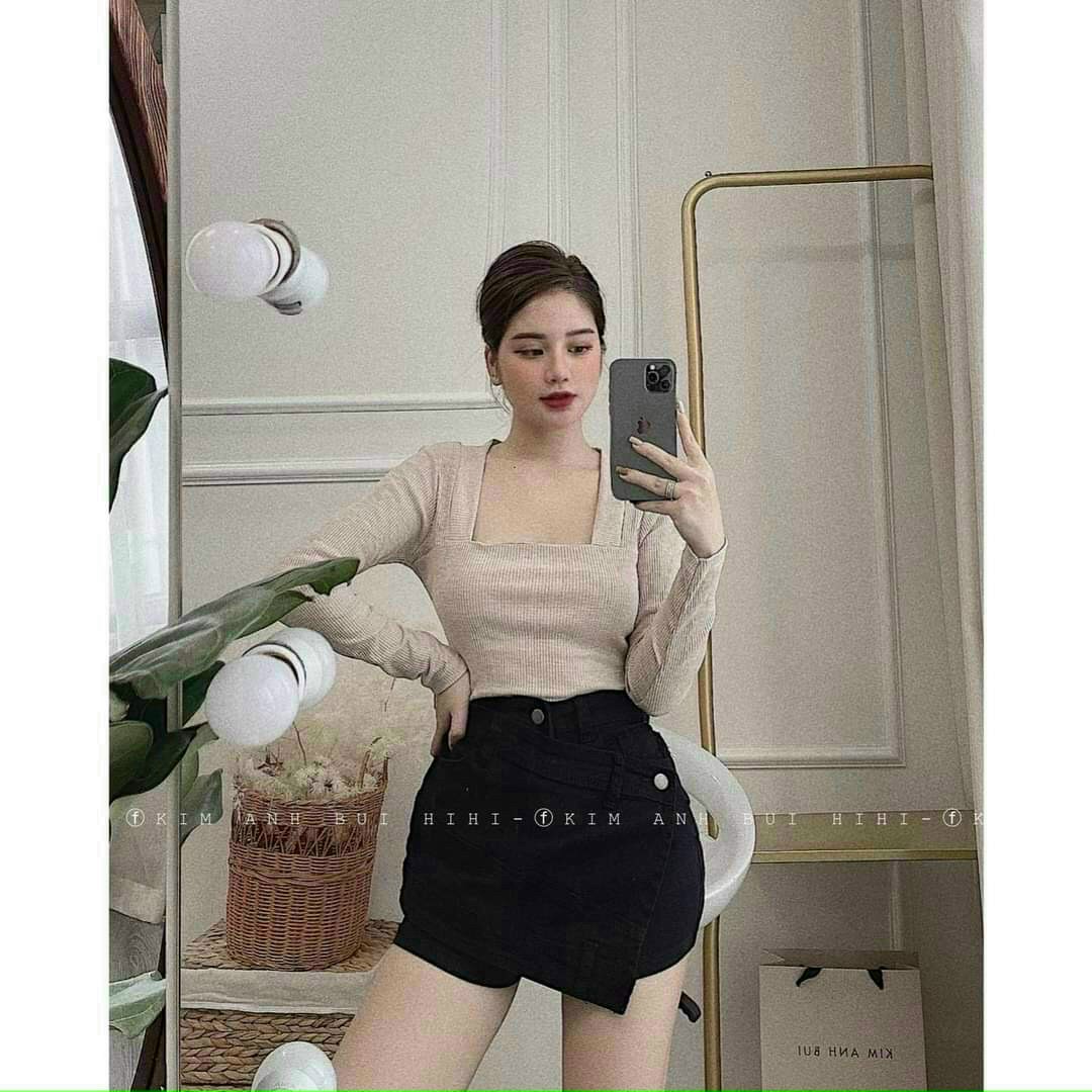Áo thun gân dầy mịn đẹp siêu dễ thương HMS GB04