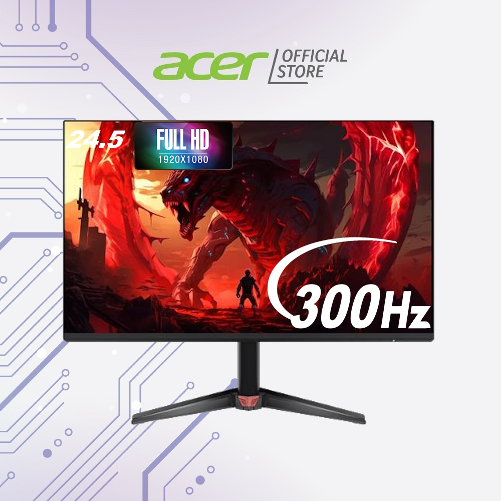 Acer Nitro Vg250Q F 24.5-Inch Fhd Ips Gaming Monitor With 1Ms