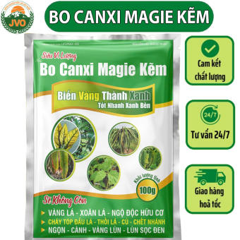 Phân bón Siêu Vi Lượng Bo Canxi Magie Kẽm nguyên liệu nhập khẩu gói 100g JVO82 NongNghiepVietNhat