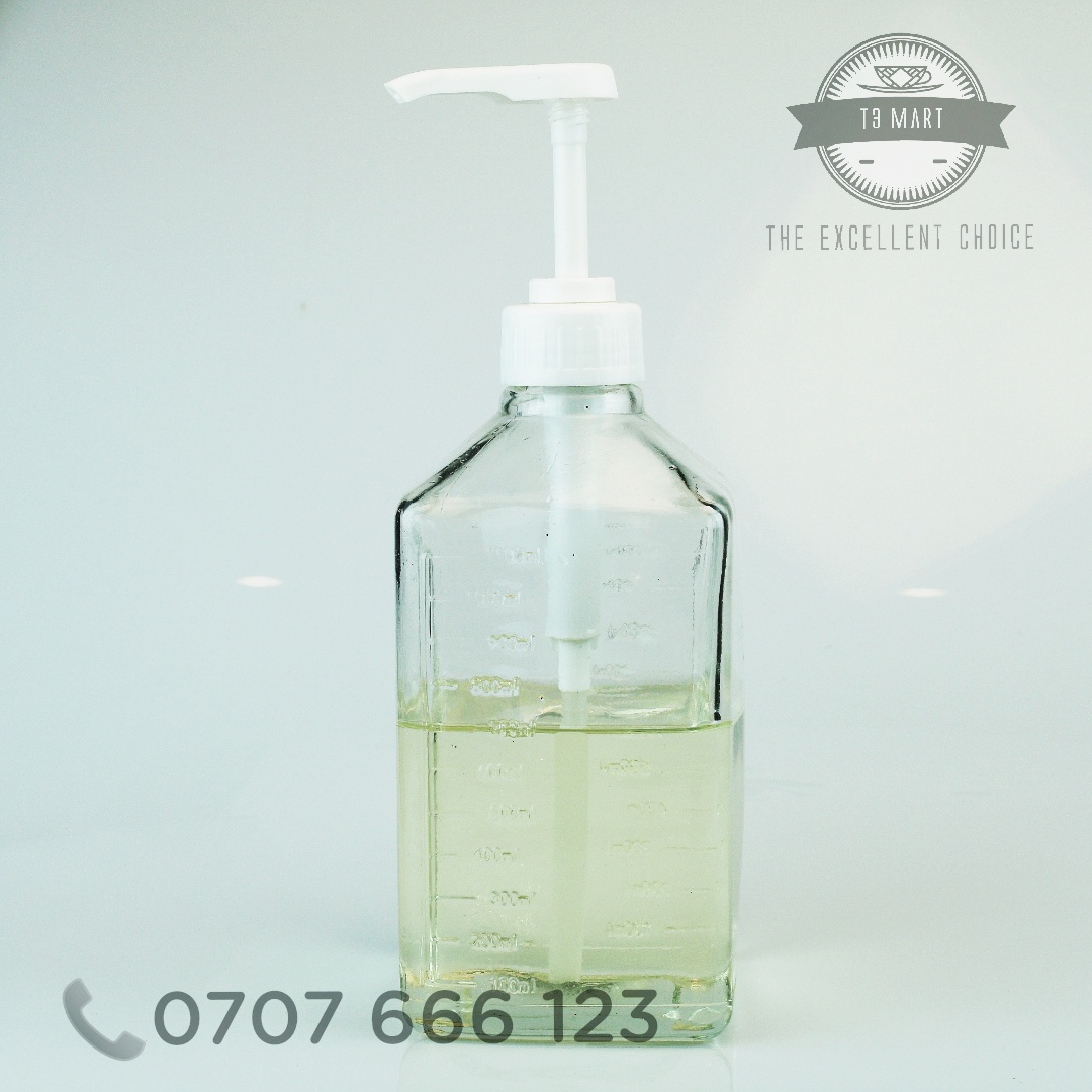 Bình đựng nước đường 1100 ml có pump nhựa 10cc/1 lần nhấn