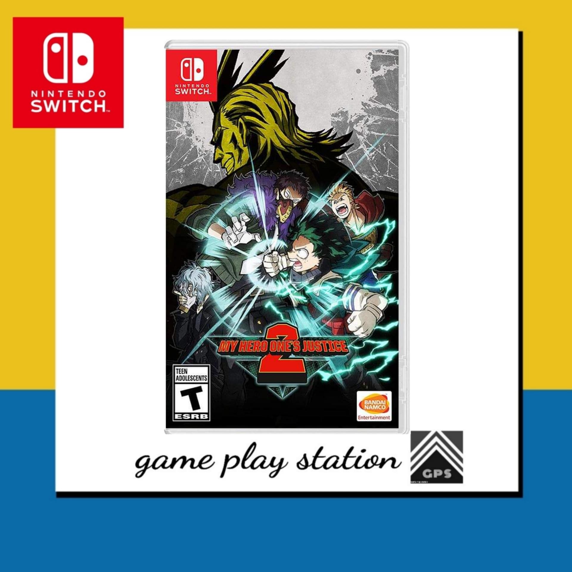 nintendo switch my hero one's justice 2 ( english zone 1 ) ราคา  1,090 บาท*ส่งฟรี