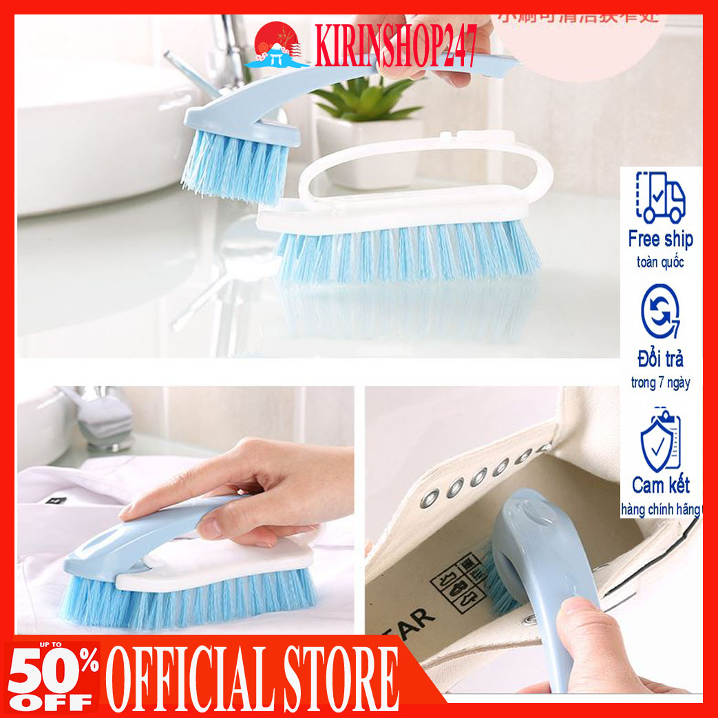 Bàn chải giặt quần áo, giặt giày, cọ rửa nhà vệ sinh 2 Trong 1