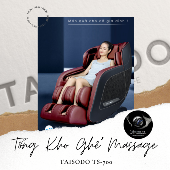 Ghế massage TAISODO TS-700 liên động tự động massage toàn thân thời thượng quý phái trị liệu Nhật Bản