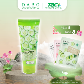 Sữa rửa mặt dưa leo Dabo Cucumber Foam Cleanser 180ml THIÊN ANH COSMETIC