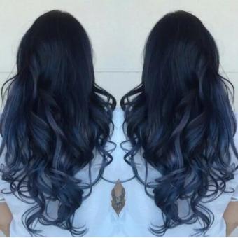 Tuýt nhuộm tóc tại nhà xanh dương đen kella tặng kèm oxi và găng tay, sản phẩm tốt, chất lượng cao, cam kết như hình, độ bền cao