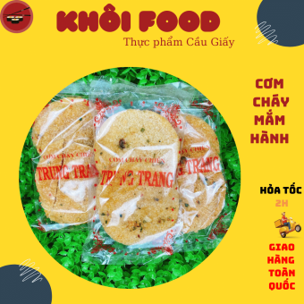 Cơm cháy mắm hành Trung Trang, chuẩn vị Sài Gòn, cơm cháy chiên giòn ngon (1 chiếc đơn)