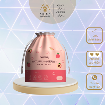Khăn lau mặt dùng 1 lần lau khô lau ướt-khăn giấy cotton lau mặt khô dùng 1 lần-Khăn đa năng Animerry-khăn tẩy trang MIDO SHOP