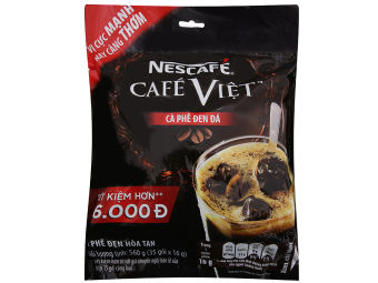 Cà Phê Việt Đen Đá , NesCafe Cafe Việt ( 35 gói x 16g )
