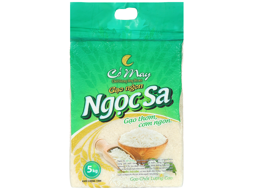 - gạo cỏ may ngọc sa 5kg