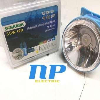 ĐÈN PIN ĐỘI ĐẦU LED LẶN NƯỚC SANKARA 35W - LẶN SÂU 50M