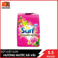 Bột Giặt Surf Ngát Hương Xuân (Hồng) Túi 5.5KG