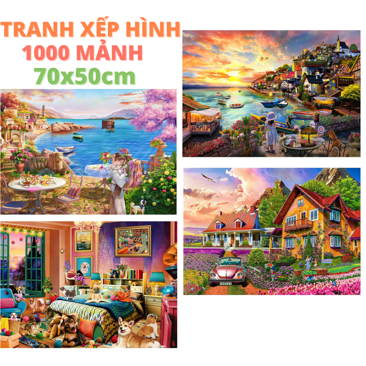 Ghép Hình 1000 Mảnh Phong Cảnh giá tốt Tháng 02,2023|BigGo Việt Nam