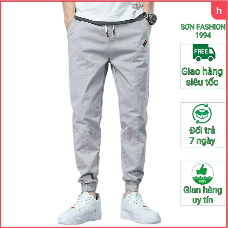 [HCM]Quần Jogger Nam phong cách Hàn Quốc Chất Vải KaKi Bền Màu Đẹp