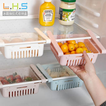 Kệ Sắp Xếp Tủ Lạnh Kệ Tủ Lạnh Nhiều Tầng Đa Năng Có Thể Thu Gọn Kệ Chia Ngăn Tươi Kệ Xếp Đồ Nhà Bếp