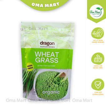 Bột cỏ lúa mì hữu cơ Dragon 150g