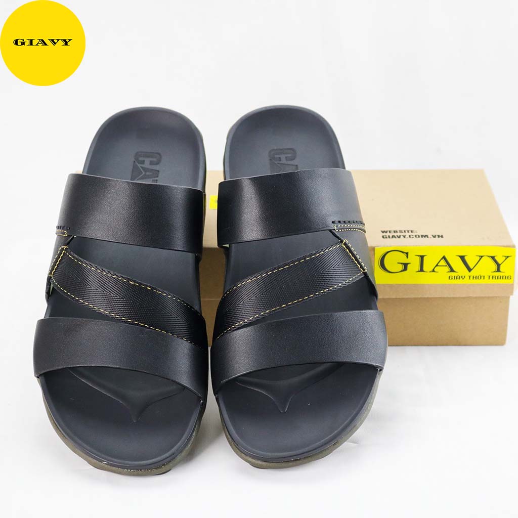 Dép nam quai da, đế doctor thời trang z0023 - giavy