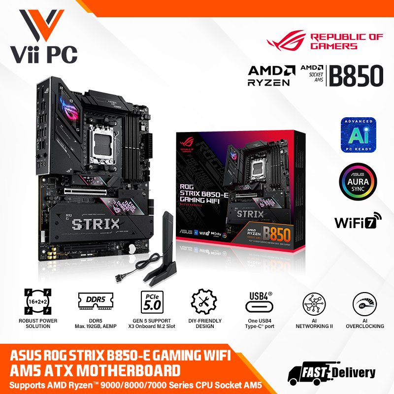 ASUS ROG Strix Z790-F Gaming WiFi II Intel® Z790 LGA 1700 ATX