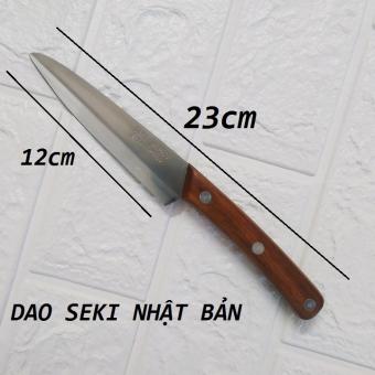Dao gọt SEKI JAPAN sắc bén thép không gỉ cán gỗ